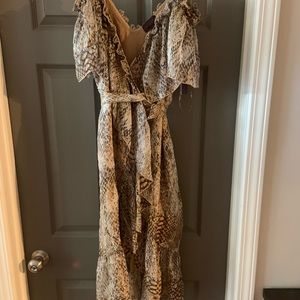 Hale Bob Zaniyah Off the Shoulder Dress